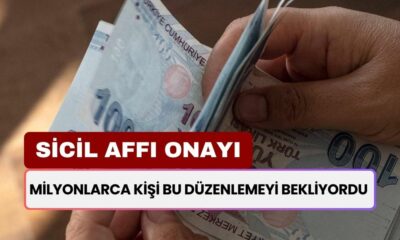 Sicil Affı Geliyor mu? Milyonlarca Kişi Bu Düzenlemeyi Bekliyordu: Karar Çıktı