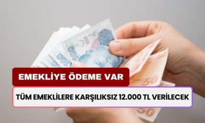 Emeklilere Müjdeli Haber Saat 16.05'te Geldi! Tüm Emeklilere Karşılıksız 12.000 TL Verileceği Açıklandı