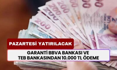 Cebinize Parayı Garanti BBVA Bankası ve TEB Bankası Koyacak! Gelir Belgesiz 10.000 TL İhtiyaç Kredisi