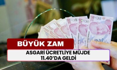 Asgari Ücrete BÜYÜK ZAM! Asgari Ücretliye Sevindirici Haber 11.40’da Geldi