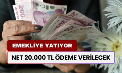 Bu Sabah Haber Geldi! Emeklilere Ek Ödeme Yatacak! Net 20.000 TL Ödeme Verilecek!