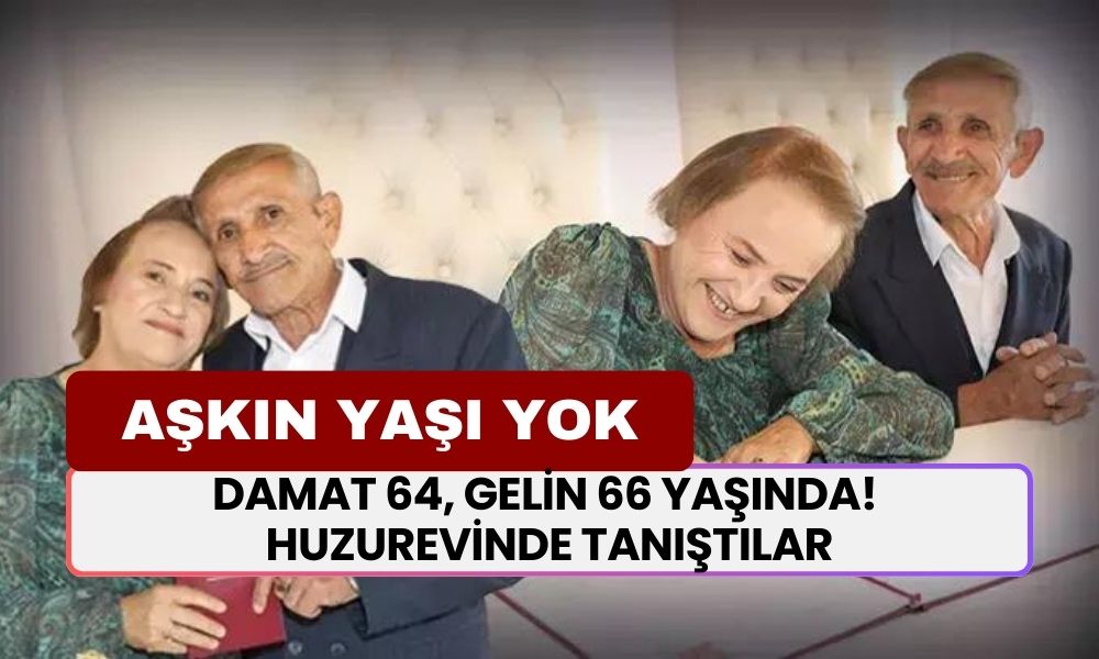 Huzurevinde Tanışan Çift, Dünyaevine Girdi! Ankara'nın En Tatlı Çifti Oldular