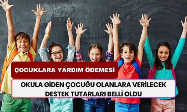 Okula Giden Çocuğu Olanlara Verilecek Destek Tutarları Belli Oldu! Başvurular Açıldı