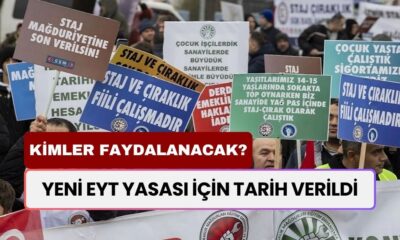 Staj ve Çıraklık Sigortası Mağdurlarına Dikkat: Yeni EYT Yasası İçin Tarih Verildi!