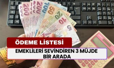 Emeklileri Sevindiren 3 Müjde Bir Arada Geliyor! Zamlı Maaşa Ek 24.000 TL Daha Ödeme Listesi Hazırlandı