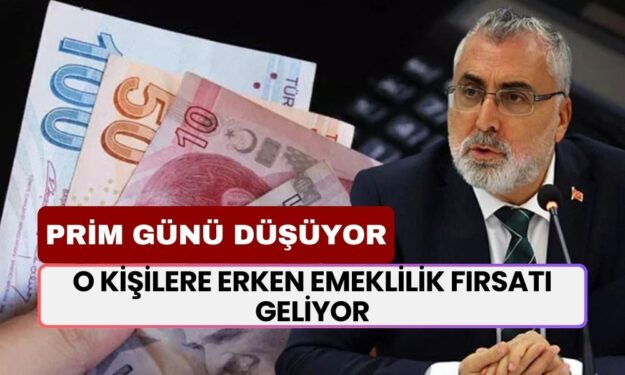 Eksik Primi Olana Müjde! Prim Günü Düşüyor, Erken Emeklilik Fırsatı Geliyor