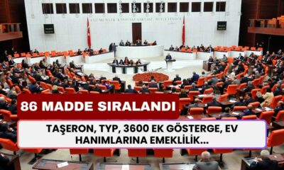 100 bin taşerona kadro müjdesi! 86 madde açıklandı: Taşeron, TYP, 3600 ek gösterge, ev hanımlarına emeklilik...