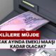 TÜM EMEKLİLERE MÜJDE! Ocak Ayında Emekli Maaşı Ne Kadar Olacak?