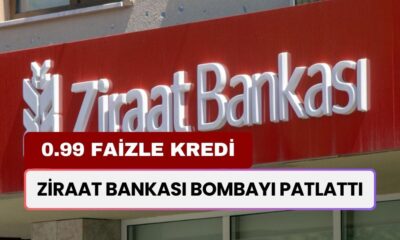 Ziraat Bankası Bombayı Patlattı! 0.99 Faizle İhtiyaç Kredisi Verecek