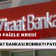 Ziraat Bankası Bombayı Patlattı! 0.99 Faizle İhtiyaç Kredisi Verecek