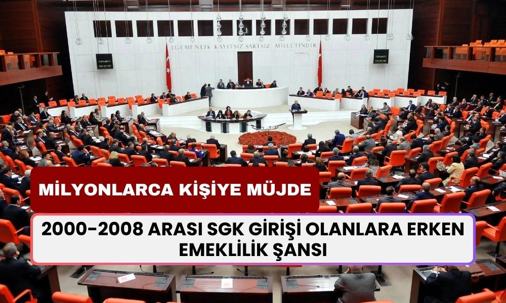 2000-2008 Arası SGK Girişi Olanlara Erken Emeklilik Şansı! Kademeli Emeklilik Sistemiyle Milyonlarca Kişiye Müjde!