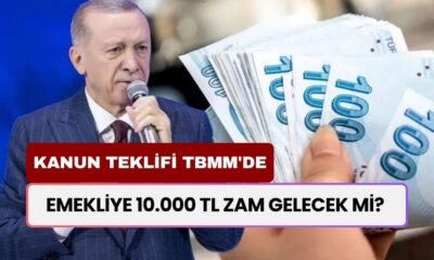 Emekliye 10.000 TL Zam Gelecek Mi? Kanun Teklifi TBMM'de!