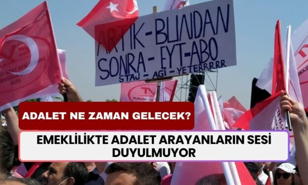 Emeklilikte Adalet Arayanların Sesi Duyulmuyor! Adalet Ne Zaman Sağlanacak?