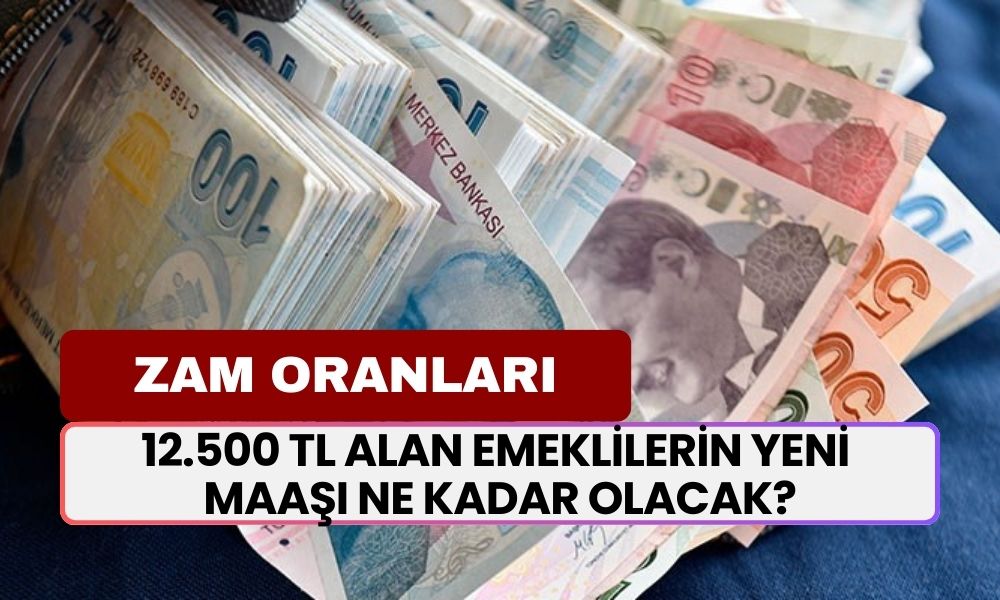 12.500 TL Alan Emeklilerin Yeni Maaşı Ne Kadar Olacak? Ocak Zammında Yüzde 13.44 veya Yüzde 41.5 Uygulanırsa...