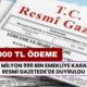 14 Milyon 999 Bin Emekliye karar: Resmi Gazetede'de Duyruldu! 10.000 TL Nakit Verilecek