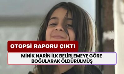 Adli Tıp'ın otopsi sonucunda Narin Güran boğularak öldürüldü. Boğulma sırasında Narin'in ağzından çıkan sıvı amca Salim Güran'ın eline, oradan da araç direksiyonu ve koltuğuna bulaştı.