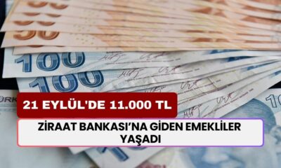 Emeklileri Bekleyen REKOR ÖDEME Açıklandı! 21 Eylül'de Emekliye 11.000 TL Ödenecek