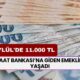 Emeklileri Bekleyen REKOR ÖDEME Açıklandı! 21 Eylül'de Emekliye 11.000 TL Ödenecek