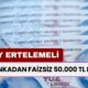 11 bankadan faizsiz 50.000 TL kredi! 3 ay ertelemeli dağıtılacak!