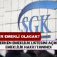 SGK ERKEN EMEKLİLİK LİSTESİ! Bu hastalıkları yaşayanlara emeklilik hakkı verildi