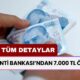 Garanti Bankası Anında 7000 TL Nakit Ödeme Yapıyor