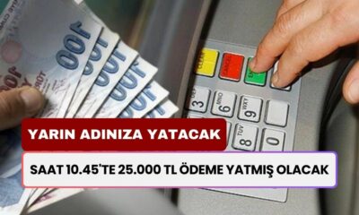 Yarın Herkes Banka Şubelerine Akın Edecek! Saat 10.45'te 25.000 TL Ek Ödeme Yatmış Olacak