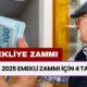 Emekliye Ocak 2025 Zammında 4 Tahmin Birden