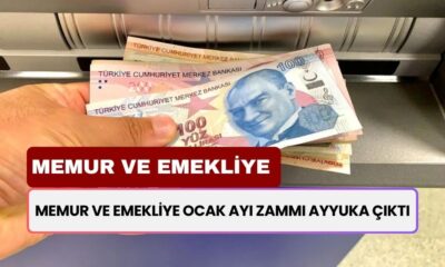 Memur ve Emekliye Son Dakika Gelişmesi: Ocak Ayı Zammı Ayyuka Çıktı! Memur, Hemşire, Polis, Emekli Maaşları