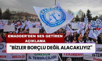 EMADDER'den Ses Getiren Açıklama: "Bizler Borçlu Değil Alacaklıyız"