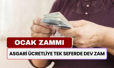 Tek Seferde REKOR ZAM! Asgari Ücretlinin Yüzü Ocak 2025'te Kahkayla Dolacak