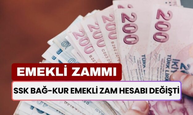 SSK BAĞ-KUR Emekli Zam Hesabı Değişti: Kuruşu Kuruşuna Zamlı Emekli Maaşları