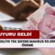 Emeklinin cebini Garanti Bankası dolduracak! Tek sefere mahsus 50.000 TL verecek