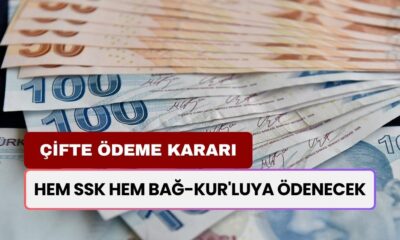 Hem SSK Hem BAĞ-KUR'luya Ödenecek! Emekliye Çifte Ödeme Kararı