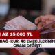 SSK, BAĞ-KUR, 4C Emeklilerinin ZAM ORANI Değişti! Emekliye En Az 15.000 TL Maaş Yatacak