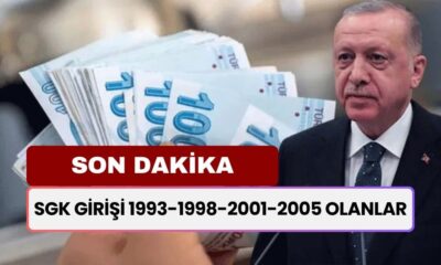 SGK girişi 1993-1998-2001-2005 olanlara altın tepside ERKEN EMEKLİLİK geldi