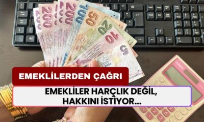 Emekliler Harçlık Değil, Hakkını İstiyor...