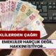 Emekliler Harçlık Değil, Hakkını İstiyor...