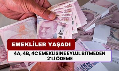 4A, 4B, 4C emeklisine Eylül bitmeden 2’li ödeme yatacak