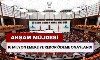 16 Milyon Emekliye REKOR DESTEK! Onaylandı! Hesaplara 70.000 TL Yatacak