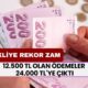 EMEKLİYE REKOR ZAM! 12.500 TL Olan Ödemeler 24.000 TL'ye Çıktı! Tam Tamına 11.500 TL Zam