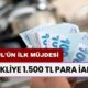 Milyonlarca Emekliye Eylül'ün İlk Müjdesi! 1.500 TL Para İadesi Yapılacak