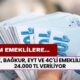 Emekliye Çifte Ödeme Müjdesi! SSK, BAĞKUR, EYT ve 4C'li Emeklilere 24.000 TL Veriliyor