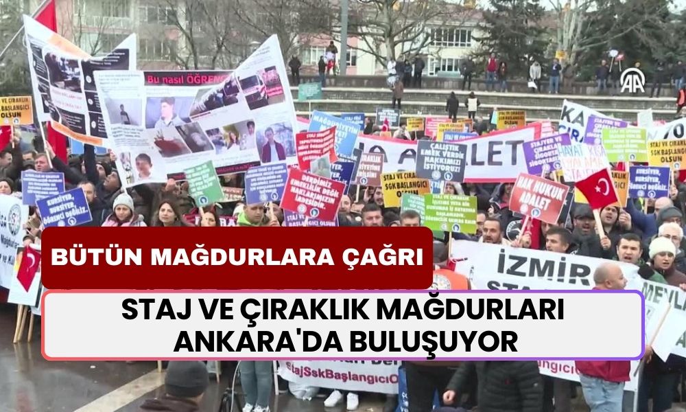 Staj ve Çıraklık Mağdurları Ankara'da Bir Araya Geliyor: Adalet Arayışı Sürüyor