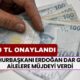 Cumhurbaşkanı Erdoğan Dar Gelirli Ailelere MÜJDEYİ VERDİ! 5.000 TL Yardım Ödemesi Onaylandı