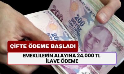 16 Milyon Emekliye Sevindirci Müjde! Emeklilerin Alayına 24.000 TL İlave Ödeme