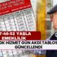 SGK Hizmet Gün Akdi Tablosu Güncellendi! 47-48-52 Yaşla Erken Emeklilik Müjdesi Çıktı