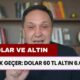 Selçuk Geçer: Dolar 60 TL Altın 6.000 TL