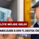 Emeklilere Destek Kararı! Emekli maaşı alanlara 8000 TL ödeme hesaplarda olacak