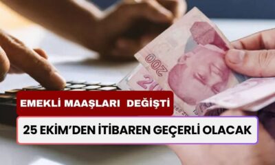 Emekli Maaşları Yeniden Değişti! 25 Ekim’den İtibaren Geçerli Olacak!