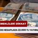 SGK emeklileri DİKKAT! Eylül'de 22.000 TL yatırılacak